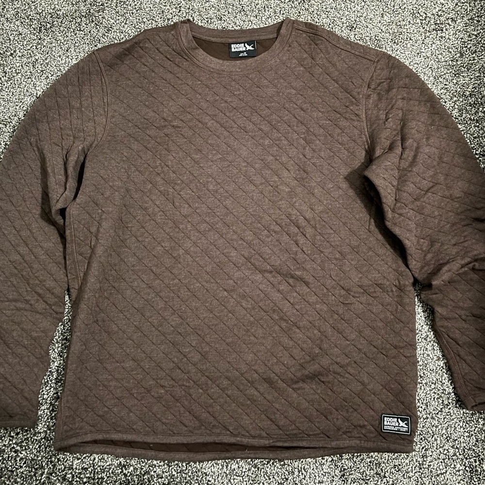 Eddie Bauer - Men’s Quilted Sweatshirt - Size Medium